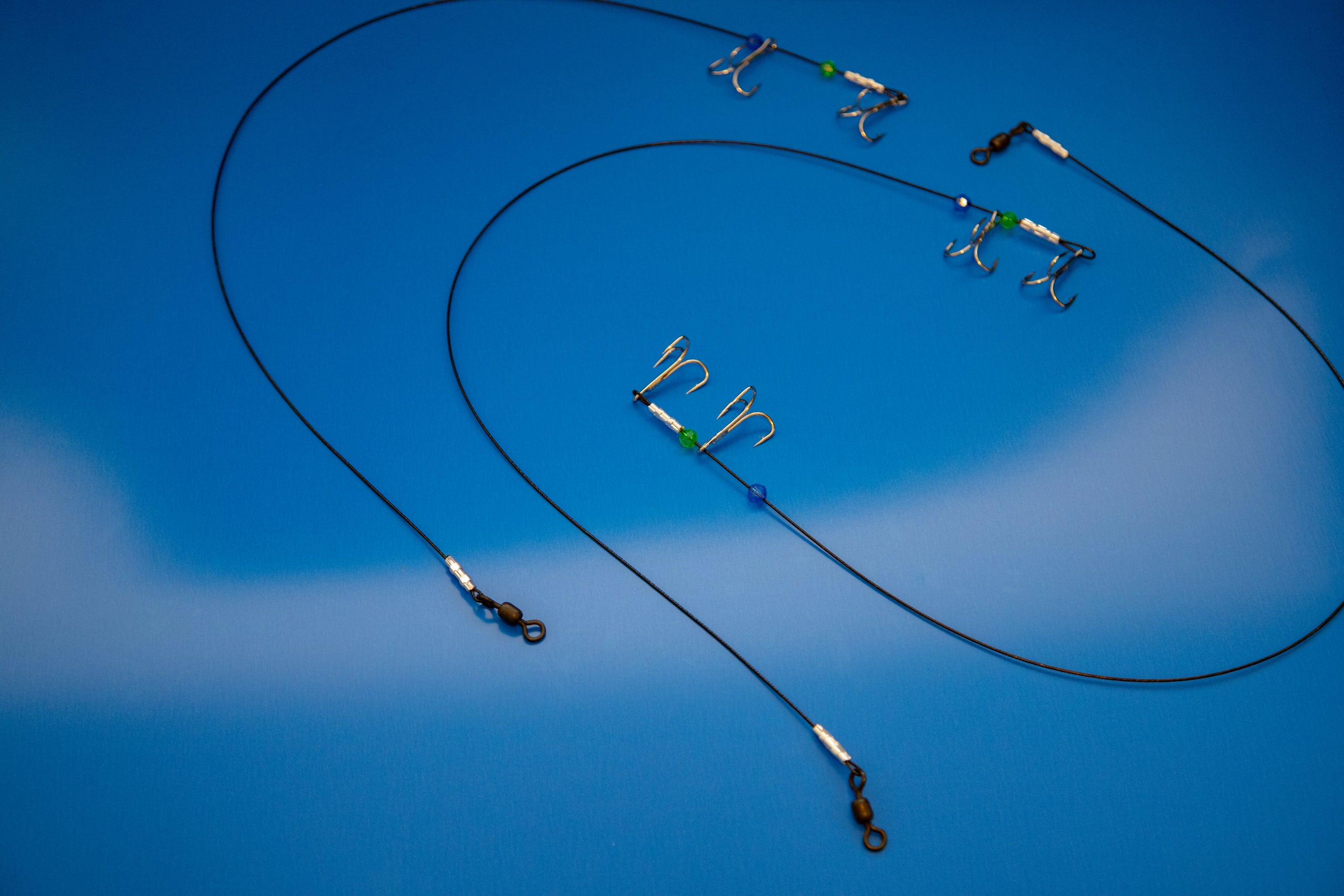 DOUBLE TREBLE ALLIGATOR GAR LEADER YOUR FISHING HEADQUARTERS